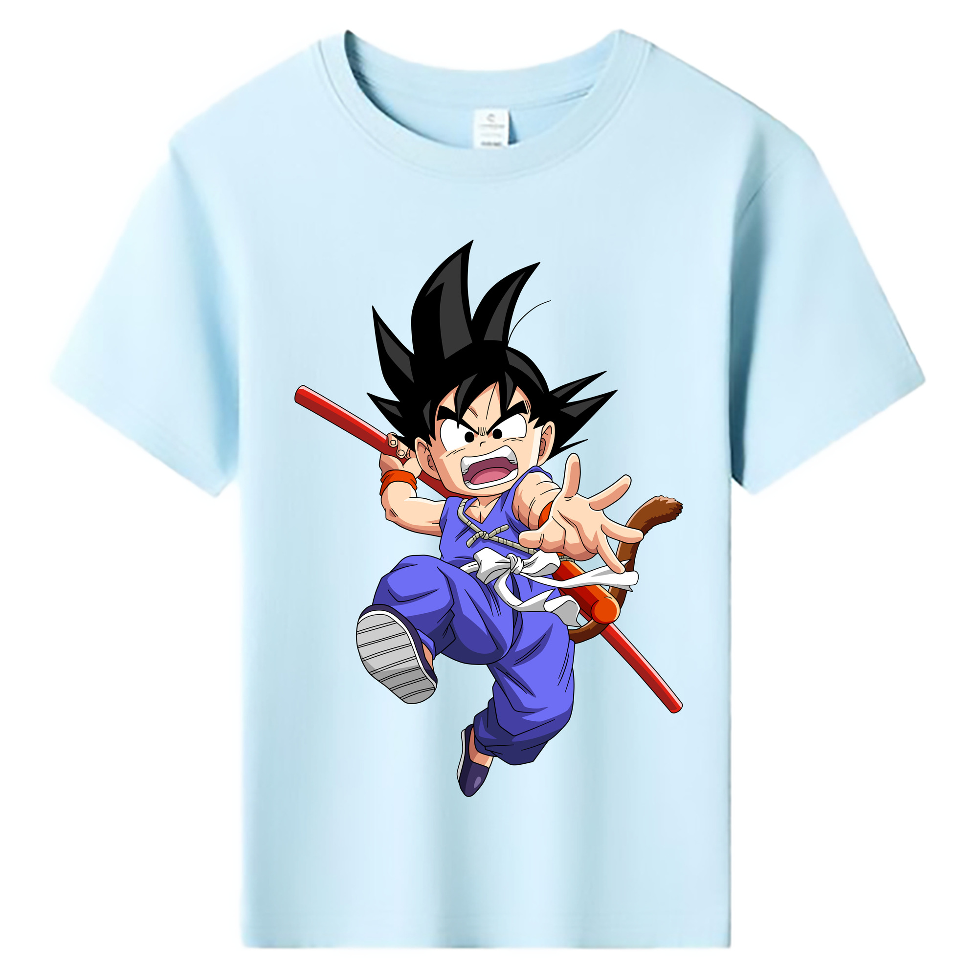 （画像用） ドラゴンボール 孫悟空（そん ごくう）Son Goku カカロット DRAGON BALL Kakarotto 綿100％キッズTシャツ（フロントプリント）